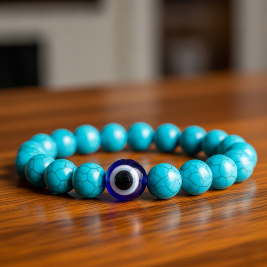 Gaze Protector Turquoise Bracelet